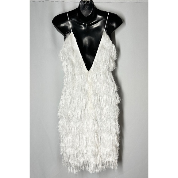 Anthropologie x BHLDN La Maison Talulah Brim Mini Fringe Dress Small - Picture 4 of 7